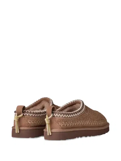 Ugg Camel Suede Classic Micro Biarritz Slippers In Brown
