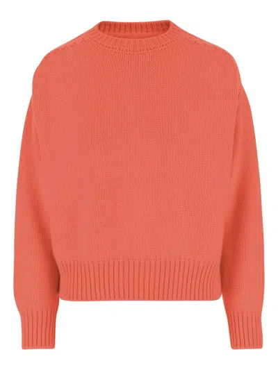 Sa Su Phi Women Orange Wool Jade Sweater, S Luxury Sweaters & Knitwear For Women Darveys
