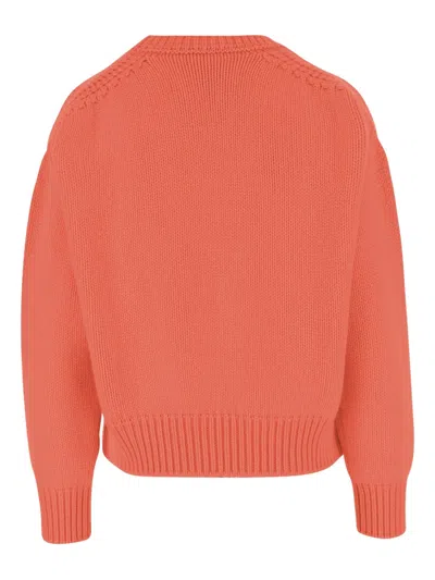 Sa Su Phi Women Orange Wool Jade Sweater, S Luxury Sweaters & Knitwear For Women Darveys