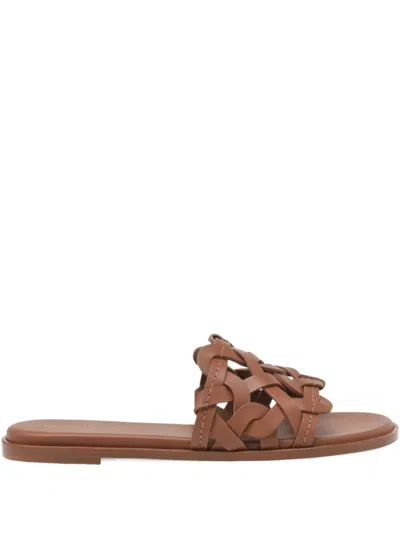 Gianvito Rossi Amalfi Sandal In Brown