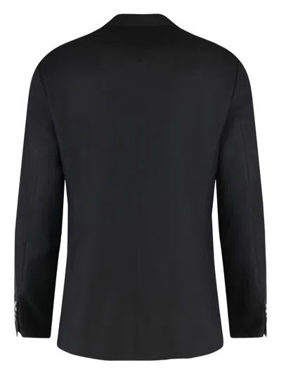 Hugo Boss Boss Single-breasted Two-button Jacket In Black