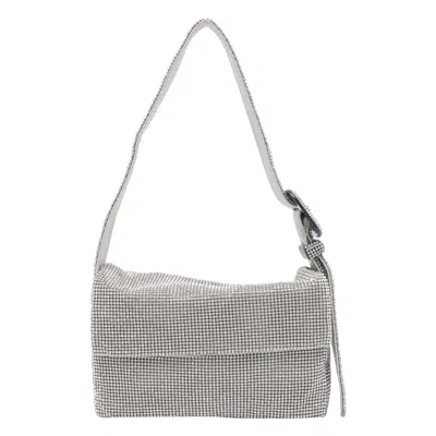 Benedetta Bruzziches Crystal-embellishment Shoulder Bag In Silver