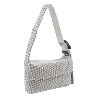 Benedetta Bruzziches Crystal-embellishment Shoulder Bag In Silver
