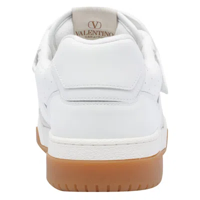 Valentino Sneaker Low Top Joie De Jouer White In White
