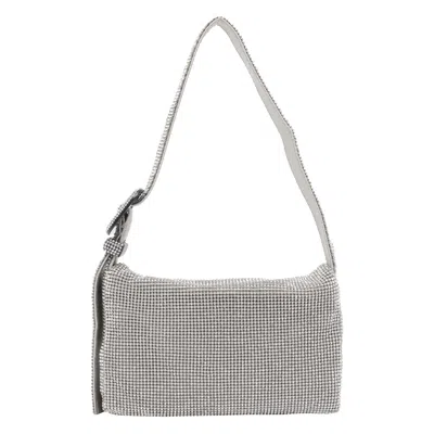 Benedetta Bruzziches Crystal-embellishment Shoulder Bag In Silver
