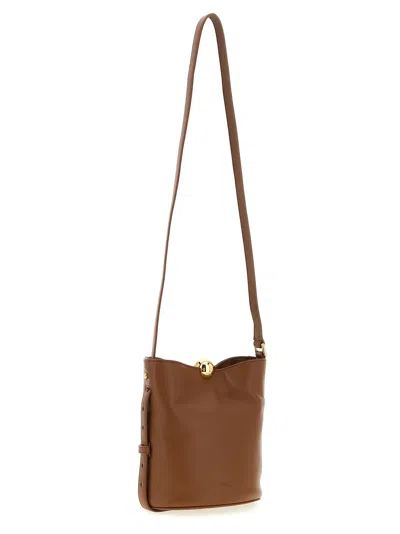 Furla Sfera Soft Mini Bucket Bag In Brown