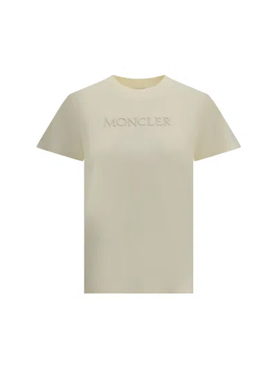 Moncler Logoed T-shirt In Neutral