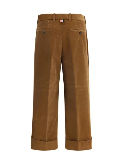 Thom Browne Corduroy Pants In Brown