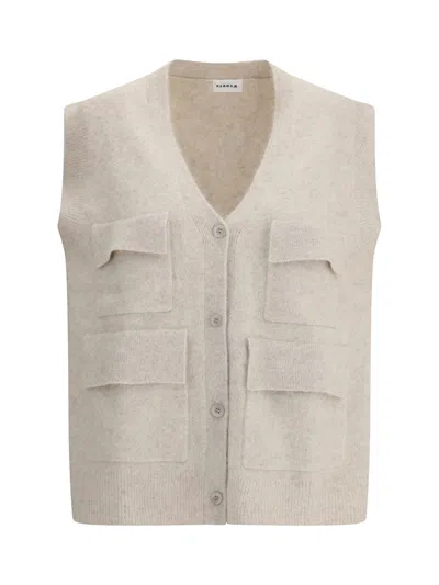 P.a.r.o.s.h P. A.r. O.s. H. Maxi Pocket Vest In White
