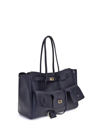 Balenciaga Medium Bel Air Leather Shoulder Bag