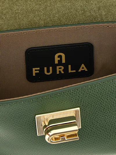 Furla 1927 Mini Crossbody Bag In Green