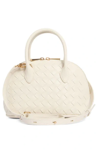 Sam Edelman Margo Mini Woven Satchel Bag In White