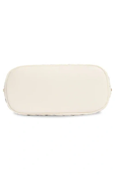 Sam Edelman Margo Mini Woven Satchel Bag In White