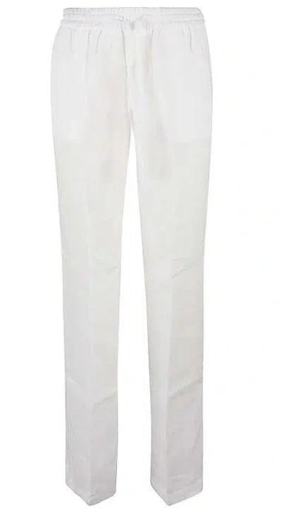 Re-hash Linen Trousers In White