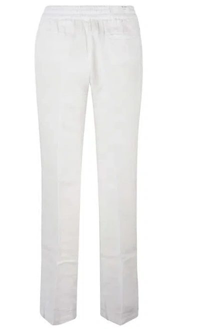 Re-hash Linen Trousers In White