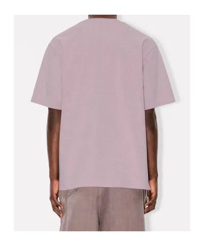 Kenzo T-shirt Oversize Boke Flower Rosa In Pink