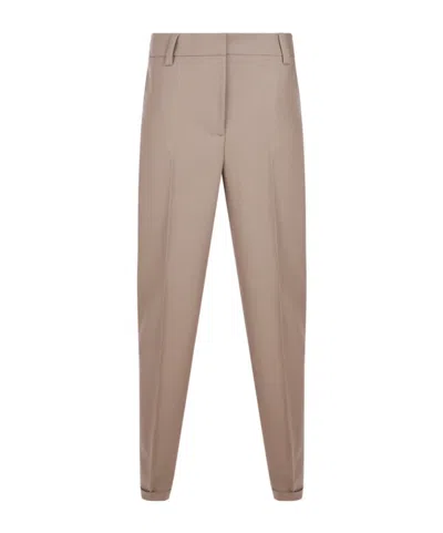 Antonelli Belt Loop Casual Pants In Neutral