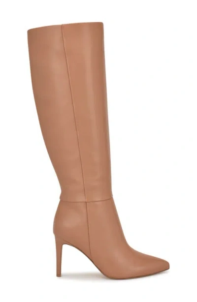 Nine West Women's Richy Tall Stiletto Boots In Nude