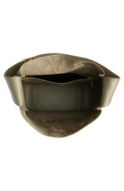 Saint Laurent Large Calfskin Le 5 À 7 Shoulder Bag In Green