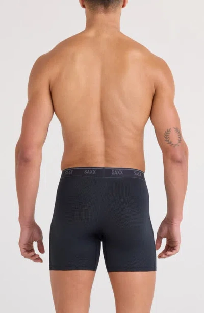 Saxx Assorted 2-pack Quest Quick Dry Mesh Boxer Briefs In Blue