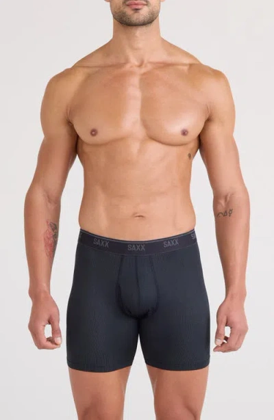 Saxx Assorted 2-pack Quest Quick Dry Mesh Boxer Briefs In Blue