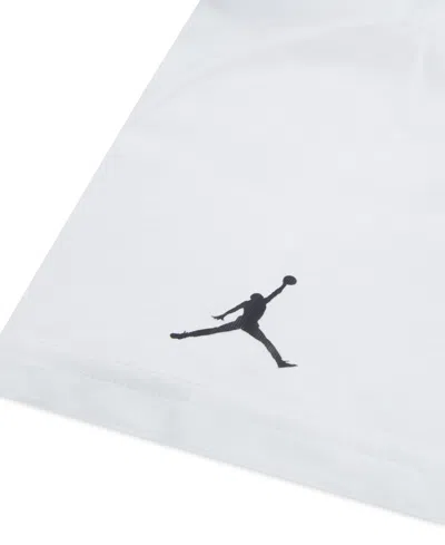 Jordan Boys' Mj Flt Goat Short Sleeved Crewneck Tee - Big Kid In White