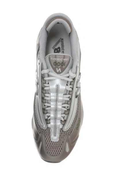 New Balance Contemporary Sneakers Featuring Mesh Panels And Reflective Accents In White