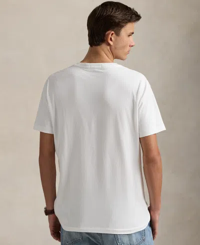 Polo Ralph Lauren White Polo Bear T-shirt Custom Slim-fit