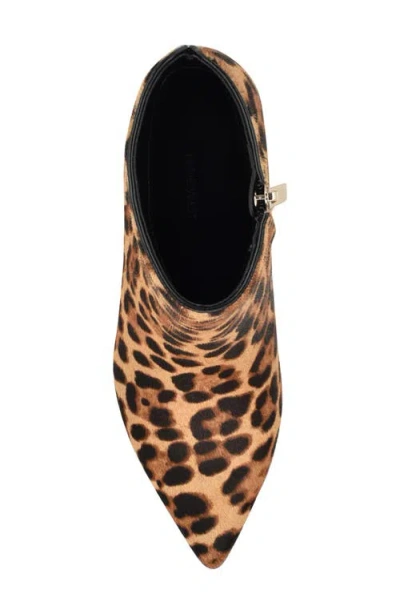 Nine West Women's Maribu Pointy Toe High Ankle Booties In Animal Print