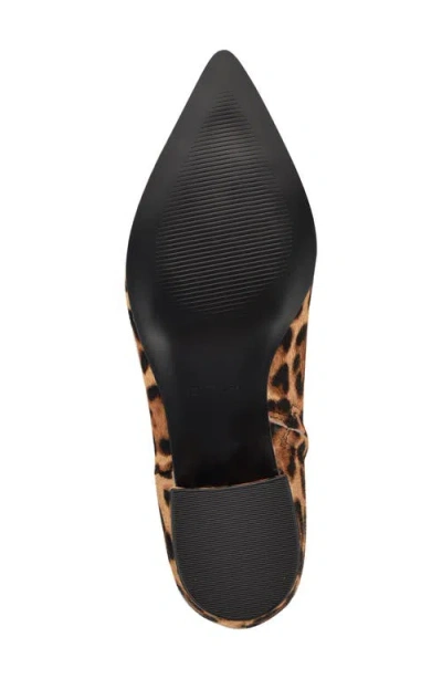 Nine West Women's Maribu Pointy Toe High Ankle Booties In Animal Print