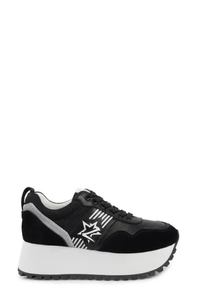 Zigi Challenge Platform Sneaker In Black