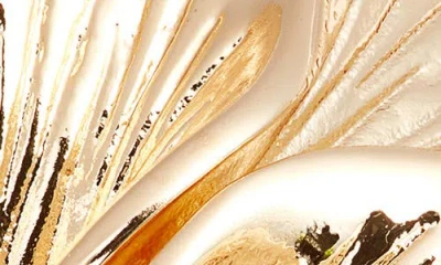 Nordstrom Textured Petal Cocktail Ring In Gold