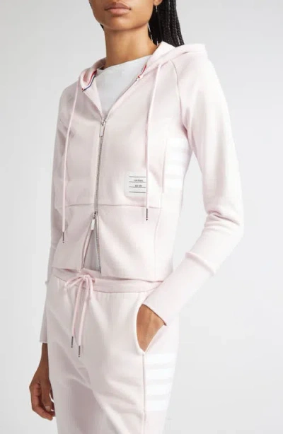 Thom Browne Cotton Hoodie With Drawstring Hood And Pockets In Pink