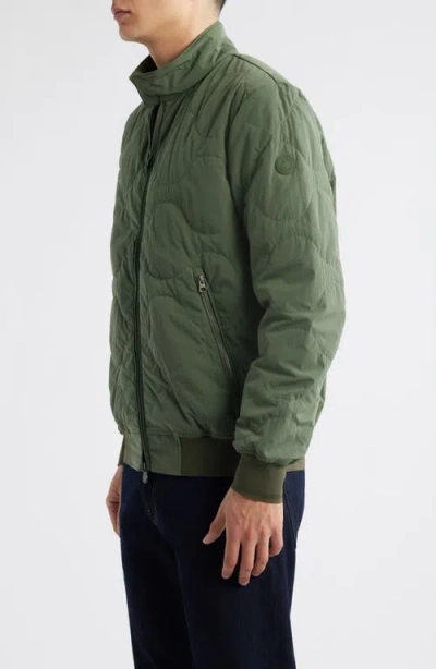 Save The Duck Stream Water Resistant Quilted Jacket In Green