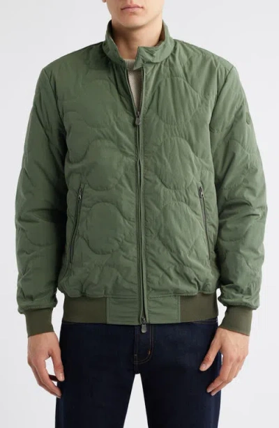 Save The Duck Stream Water Resistant Quilted Jacket In Green