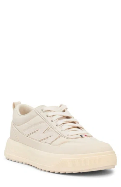 Moncler Canvas Altive Sneakers Rubber Sole In Neutral