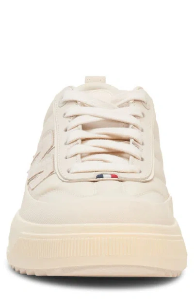 Moncler Canvas Altive Sneakers Rubber Sole In Neutral