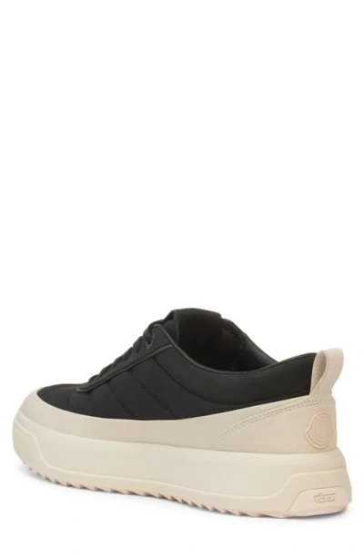 Moncler Altive Sneakers With Round Toe And Pull Tab In Black