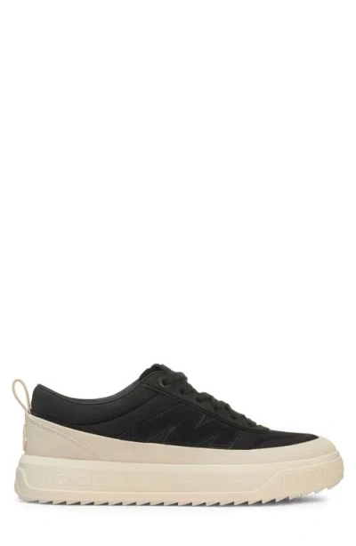 Moncler Altive Sneakers With Round Toe And Pull Tab In Black