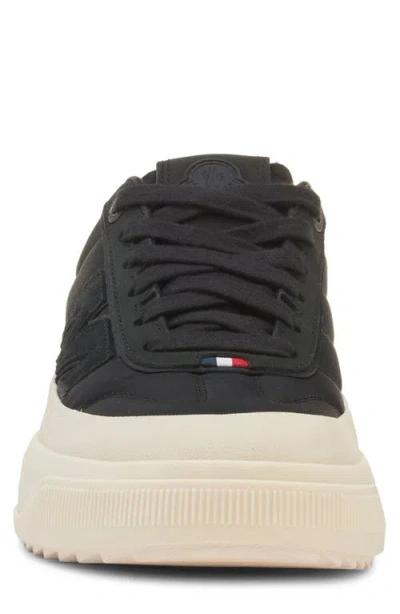 Moncler Altive Sneakers With Round Toe And Pull Tab In Black