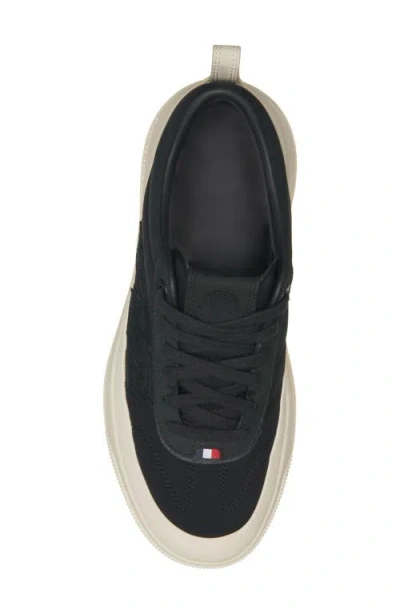 Moncler Altive Sneakers With Round Toe And Pull Tab In Black