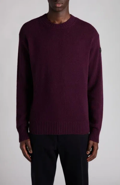 Moncler Pull En Laine Et Cachemire In Purple