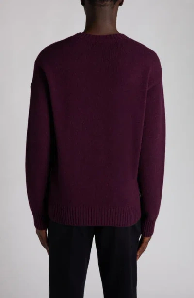 Moncler Pull En Laine Et Cachemire In Purple