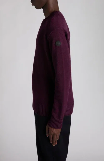 Moncler Pull En Laine Et Cachemire In Purple