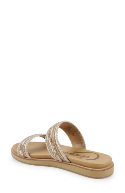 Candies Candie's Two Strap Sandal In Neutral