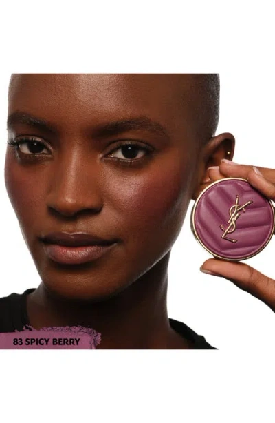Saint Laurent Make Me Blush 24h Buildable Powder Blush In Purple