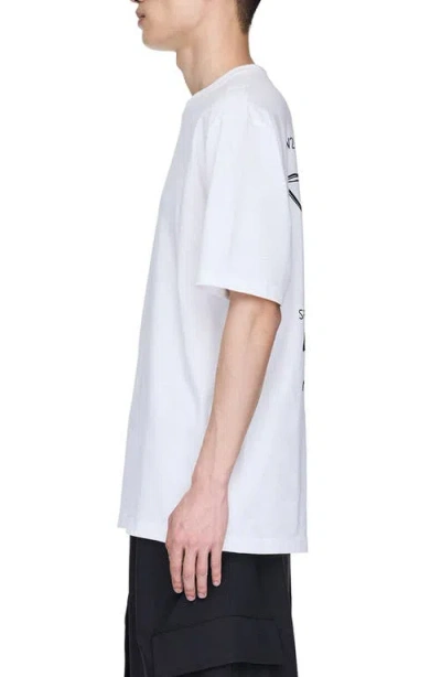 Y-3 Classic Chest Logo Cotton T-shirt In White