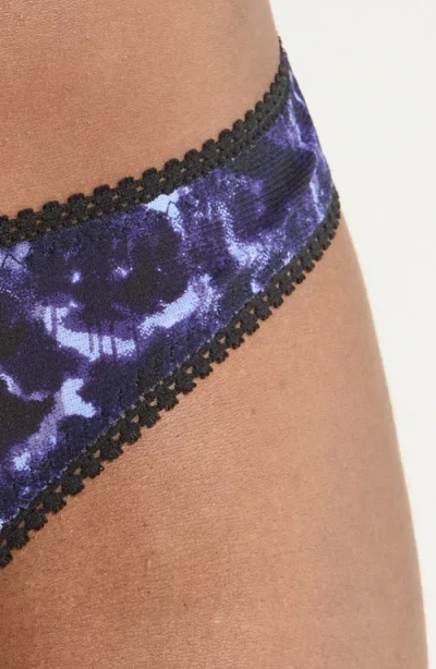 On Gossamer Triple Mesh Print Bikini In Multi