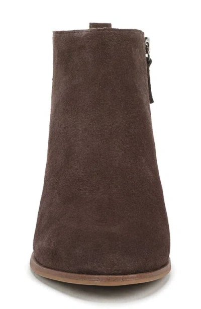 Dr. Scholl's Women's Anya Stacked Block Heel Zip Short Boots In Brown