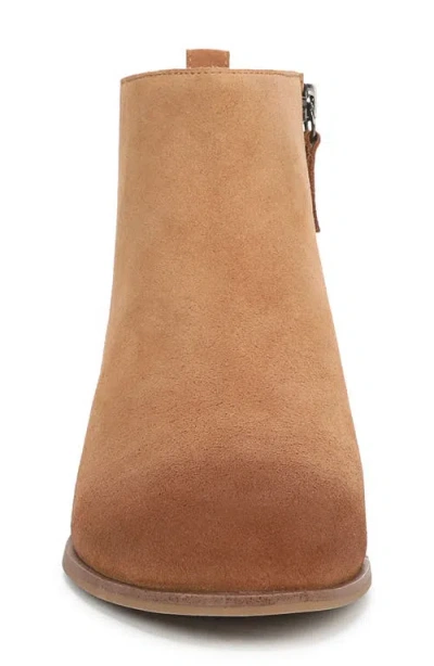 Dr. Scholl's Women's Anya Stacked Block Heel Zip Short Boots In Brown